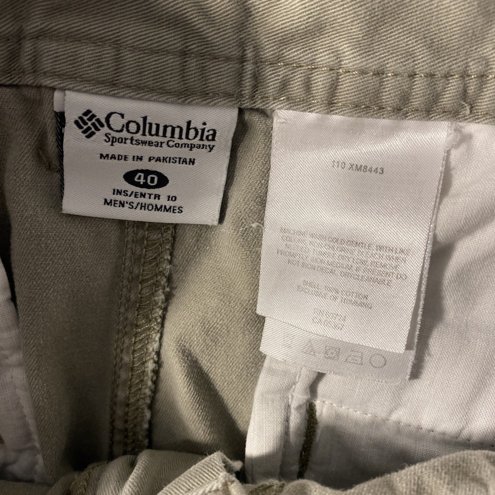 Columbia Sportswear Shorts Mens 40 Gray Cargo Lightweight Hiking Outdoor Walking - Picture 3 of 7